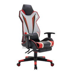 ΚΑΡΕΚΛΑ GAMING  D-01 ΤΕΧΝΟΔΕΡΜΑ ΜΑΥΡΗ-ΚΟΚΚΙΝΗ 53x47x127εκ ΚΑΡΕΚΛΑ GAMING  D-01 ΤΕΧΝΟΔΕΡΜΑ ΜΑΥΡΗ-ΚΟΚΚΙΝΗ 53x47x127εκ