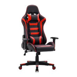 ΚΑΡΕΚΛΑ GAMING  SAR-1 ΜΑΥΡΟ-ΚΟΚΚΙΝΟ ΤΕΧΝΟΔΕΡΜΑ 64x53x135εκ ΚΑΡΕΚΛΑ GAMING  SAR-1 ΜΑΥΡΟ-ΚΟΚΚΙΝΟ ΤΕΧΝΟΔΕΡΜΑ 64x53x135εκ