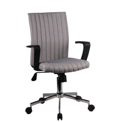 ΚΑΡΕΚΛΑ ΓΡΑΦΕΙΟΥ  FL6910 ΓΚΡΙ 57x58x90/99εκ ΚΑΡΕΚΛΑ ΓΡΑΦΕΙΟΥ  FL6910 ΓΚΡΙ 57x58x90/99εκ