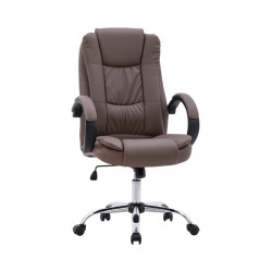 ΚΑΡΕΚΛΑ ΓΡΑΦΕΙΟΥ  2043 ΚΑΦΕ ΤΕΧΝΟΔΕΡΜΑ 63.5x68x121εκ