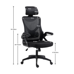 ΚΑΡΕΚΛΑ ΓΡΑΦΕΙΟΥ  FL219 ΜΑΥΡΟ ΧΡΩΜΑ 63x61x128εκ ΚΑΡΕΚΛΑ ΓΡΑΦΕΙΟΥ  FL219 ΜΑΥΡΟ ΧΡΩΜΑ 63x61x128εκ