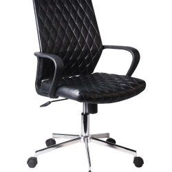 ΚΑΡΕΚΛΑ ΓΡΑΦΕΙΟΥ  5568 ΜΑΥΡΟ ΤΕΧΝΟΔΕΡΜΑ 59x61x95/105εκ ΚΑΡΕΚΛΑ ΓΡΑΦΕΙΟΥ  5568 ΜΑΥΡΟ ΤΕΧΝΟΔΕΡΜΑ 59x61x95/105εκ