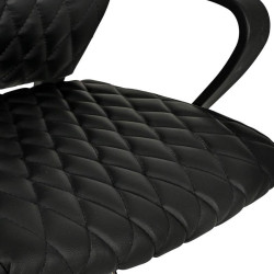 ΚΑΡΕΚΛΑ ΓΡΑΦΕΙΟΥ  5568 ΜΑΥΡΟ ΤΕΧΝΟΔΕΡΜΑ 59x61x95/105εκ