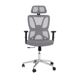 ΚΑΡΕΚΛΑ ΓΡΑΦΕΙΟΥ  FL335 ΓΚΡΙ ΠΛΑΤΗ-ΓΚΡΙ ΚΑΘΙΣΜΑ 64x62x130εκ ΚΑΡΕΚΛΑ ΓΡΑΦΕΙΟΥ  FL335 ΓΚΡΙ ΠΛΑΤΗ-ΓΚΡΙ ΚΑΘΙΣΜΑ 64x62x130εκ