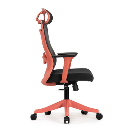 ΚΑΡΕΚΛΑ ΓΡΑΦΕΙΟΥ FL408 ΜΑΥΡΟ ΥΦΑΣΜΑ ΚΟΚΚΙΝΟ ΣΚΕΛΕΤΟ 64x64x120-130εκ ΚΑΡΕΚΛΑ ΓΡΑΦΕΙΟΥ FL408 ΜΑΥΡΟ ΥΦΑΣΜΑ ΚΟΚΚΙΝΟ ΣΚΕΛΕΤΟ 64x64x120-130εκ