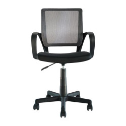 ΚΑΡΕΚΛΑ ΓΡΑΦΕΙΟΥ  FL5528 ΓΚΡΙ-ΜΑΥΡΟ ΧΡΩΜΑ 57x54x94εκ ΚΑΡΕΚΛΑ ΓΡΑΦΕΙΟΥ  FL5528 ΓΚΡΙ-ΜΑΥΡΟ ΧΡΩΜΑ 57x54x94εκ