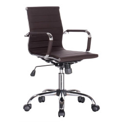 ΚΑΡΕΚΛΑ ΓΡΑΦΕΙΟΥ  FL6002 ΚΑΦΕ ΤΕΧΝΟΔΕΡΜΑ 54x59x89εκ ΚΑΡΕΚΛΑ ΓΡΑΦΕΙΟΥ  FL6002 ΚΑΦΕ ΤΕΧΝΟΔΕΡΜΑ 54x59x89εκ