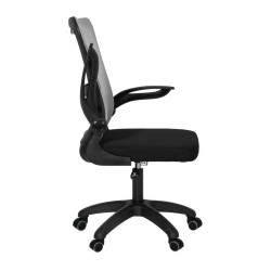 ΚΑΡΕΚΛΑ ΓΡΑΦΕΙΟΥ  FL611 ΓΚΡΙ ΧΡΩΜΑ 57x54x106εκ