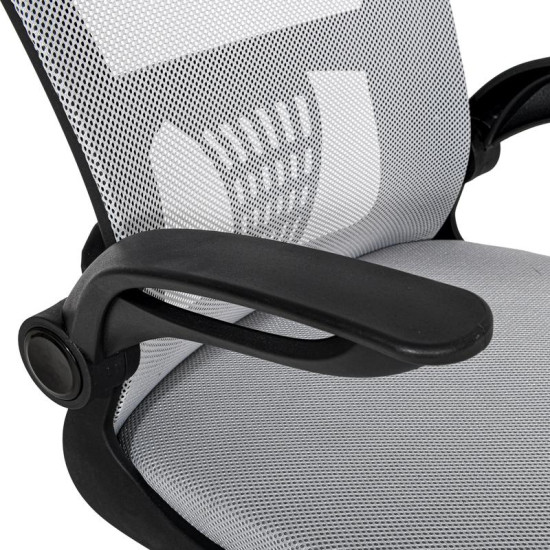 ΚΑΡΕΚΛΑ ΓΡΑΦΕΙΟΥ  FL611 ΓΚΡΙ ΧΡΩΜΑ 57x54x106εκ