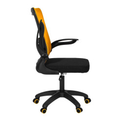 ΚΑΡΕΚΛΑ ΓΡΑΦΕΙΟΥ  FL611 ΚΙΤΡΙΝΟ-ΜΑΥΡΟ ΧΡΩΜΑ 57x54x106εκ