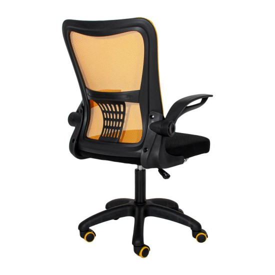 ΚΑΡΕΚΛΑ ΓΡΑΦΕΙΟΥ  FL611 ΚΙΤΡΙΝΟ-ΜΑΥΡΟ ΧΡΩΜΑ 57x54x106εκ