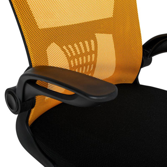 ΚΑΡΕΚΛΑ ΓΡΑΦΕΙΟΥ  FL611 ΚΙΤΡΙΝΟ-ΜΑΥΡΟ ΧΡΩΜΑ 57x54x106εκ