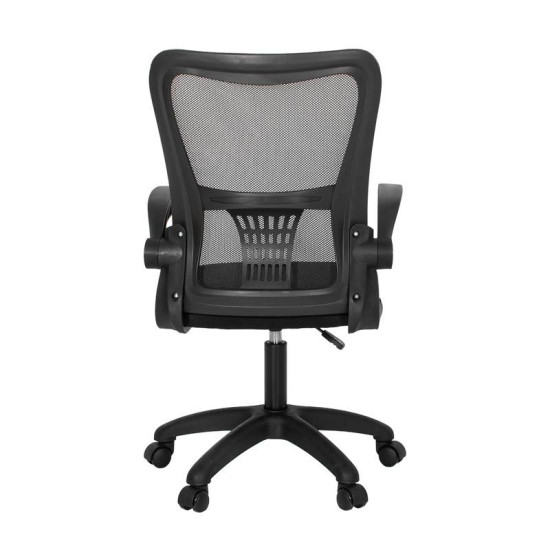 ΚΑΡΕΚΛΑ ΓΡΑΦΕΙΟΥ  FL611 ΜΑΥΡΟ ΧΡΩΜΑ 57x54x106εκ