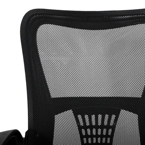 ΚΑΡΕΚΛΑ ΓΡΑΦΕΙΟΥ  FL611 ΜΑΥΡΟ ΧΡΩΜΑ 57x54x106εκ