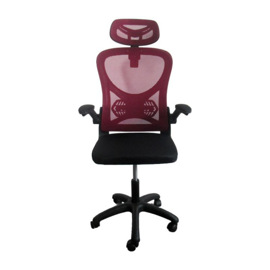 ΚΑΡΕΚΛΑ ΓΡΑΦΕΙΟΥ FL850 ΚΟΚΚΙΝΟ-ΜΑΥΡΟ ΧΡΩΜΑ 63x55x101εκ ΚΑΡΕΚΛΑ ΓΡΑΦΕΙΟΥ FL850 ΚΟΚΚΙΝΟ-ΜΑΥΡΟ ΧΡΩΜΑ 63x55x101εκ