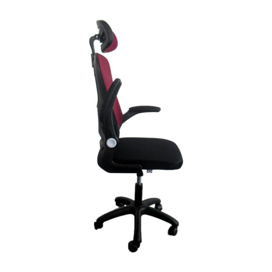 ΚΑΡΕΚΛΑ ΓΡΑΦΕΙΟΥ FL850 ΚΟΚΚΙΝΟ-ΜΑΥΡΟ ΧΡΩΜΑ 63x55x101εκ ΚΑΡΕΚΛΑ ΓΡΑΦΕΙΟΥ FL850 ΚΟΚΚΙΝΟ-ΜΑΥΡΟ ΧΡΩΜΑ 63x55x101εκ