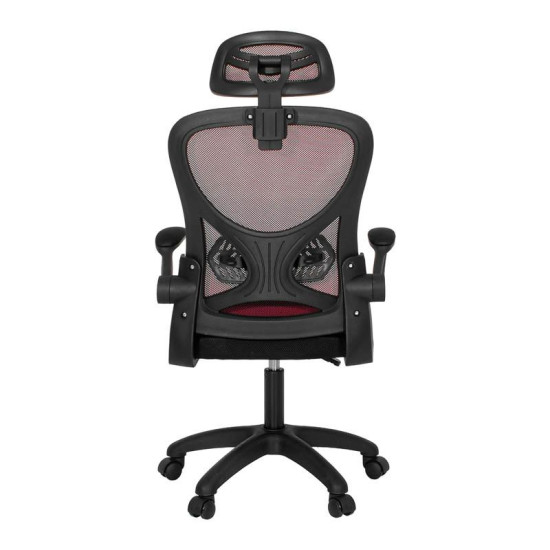 ΚΑΡΕΚΛΑ ΓΡΑΦΕΙΟΥ  FL850 ΚΟΚΚΙΝΟ-ΜΑΥΡΟ ΧΡΩΜΑ 63x55x101εκ