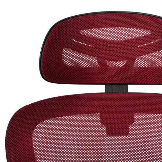 ΚΑΡΕΚΛΑ ΓΡΑΦΕΙΟΥ  FL850 ΚΟΚΚΙΝΟ-ΜΑΥΡΟ ΧΡΩΜΑ 63x55x101εκ