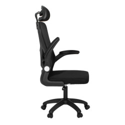 ΚΑΡΕΚΛΑ ΓΡΑΦΕΙΟΥ  FL850 ΜΑΥΡΟ ΧΡΩΜΑ 63x55x101εκ