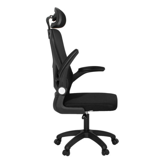 ΚΑΡΕΚΛΑ ΓΡΑΦΕΙΟΥ  FL850 ΜΑΥΡΟ ΧΡΩΜΑ 63x55x101εκ