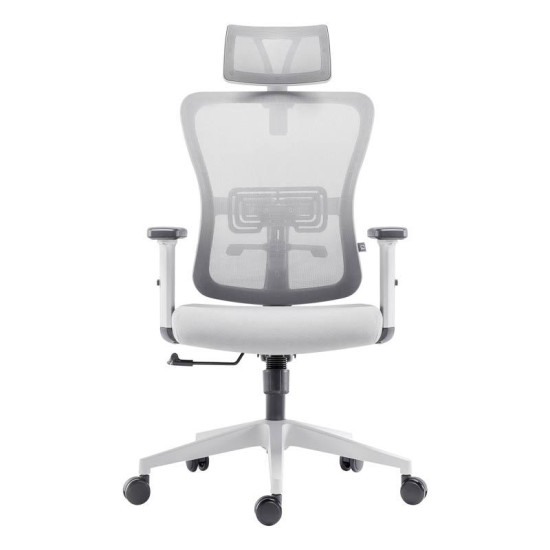 ΚΑΡΕΚΛΑ ΓΡΑΦΕΙΟΥ  FL9088 ΓΚΡΙ ΠΛΑΤΗ-ΓΚΡΙ ΚΑΘΙΣΜΑ 60x60x119-129εκ