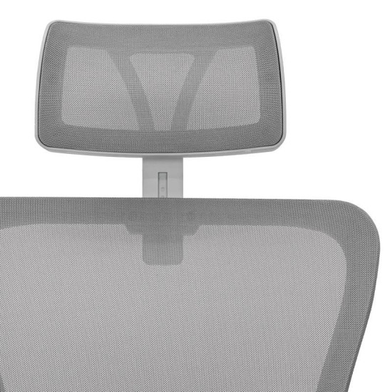 ΚΑΡΕΚΛΑ ΓΡΑΦΕΙΟΥ  FL9088 ΓΚΡΙ ΠΛΑΤΗ-ΓΚΡΙ ΚΑΘΙΣΜΑ 60x60x119-129εκ