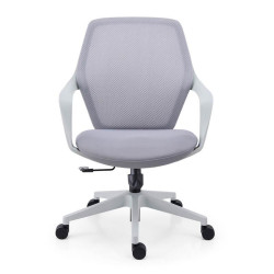 ΚΑΡΕΚΛΑ ΓΡΑΦΕΙΟΥ  FL921 ΓΚΡΙ ΥΦΑΣΜΑ ΓΚΡΙ ΣΚΕΛΕΤΟ 63x57x92-102εκ