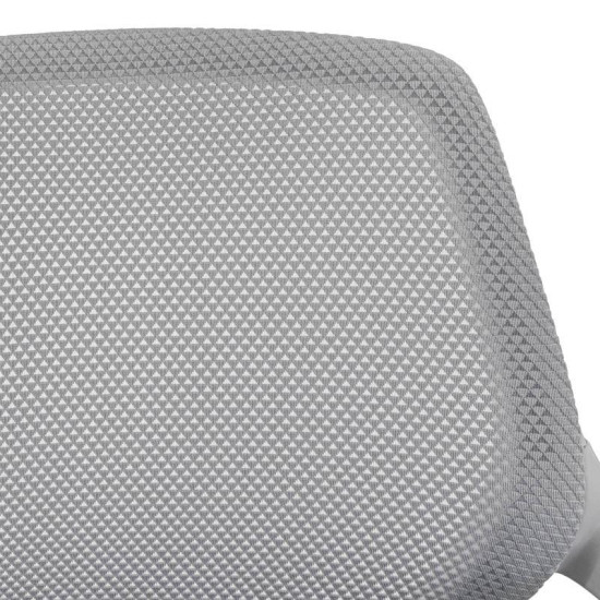 ΚΑΡΕΚΛΑ ΓΡΑΦΕΙΟΥ  FL921 ΓΚΡΙ ΥΦΑΣΜΑ ΓΚΡΙ ΣΚΕΛΕΤΟ 63x57x92-102εκ