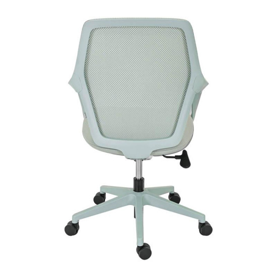 ΚΑΡΕΚΛΑ ΓΡΑΦΕΙΟΥ  FL921 ΠΡΑΣΙΝΟ ΥΦΑΣΜΑ ΠΡΑΣΙΝΟ ΣΚΕΛΕΤΟ 63x57x92-102εκ