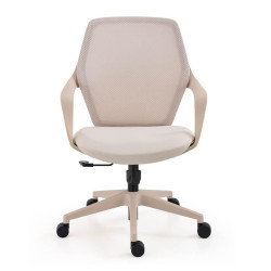 ΚΑΡΕΚΛΑ ΓΡΑΦΕΙΟΥ  FL963 ΜΠΕΖ ΥΦΑΣΜΑ ΜΠΕΖ ΣΚΕΛΕΤΟ 63x57x92-102εκ