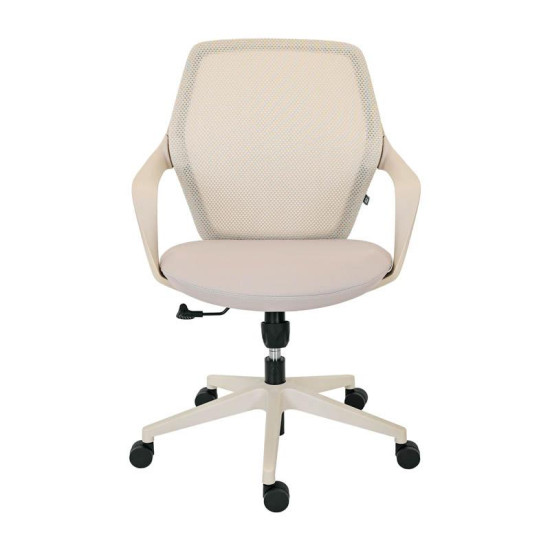 ΚΑΡΕΚΛΑ ΓΡΑΦΕΙΟΥ  FL963 ΜΠΕΖ ΥΦΑΣΜΑ ΜΠΕΖ ΣΚΕΛΕΤΟ 63x57x92-102εκ