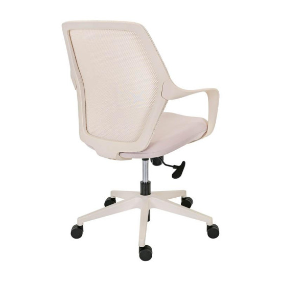 ΚΑΡΕΚΛΑ ΓΡΑΦΕΙΟΥ  FL963 ΜΠΕΖ ΥΦΑΣΜΑ ΜΠΕΖ ΣΚΕΛΕΤΟ 63x57x92-102εκ