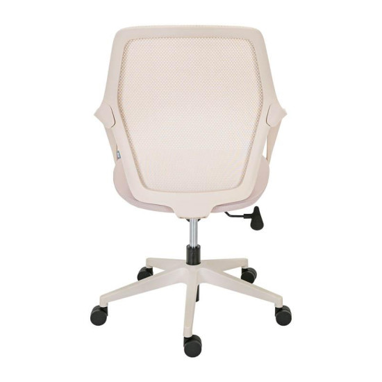 ΚΑΡΕΚΛΑ ΓΡΑΦΕΙΟΥ  FL963 ΜΠΕΖ ΥΦΑΣΜΑ ΜΠΕΖ ΣΚΕΛΕΤΟ 63x57x92-102εκ