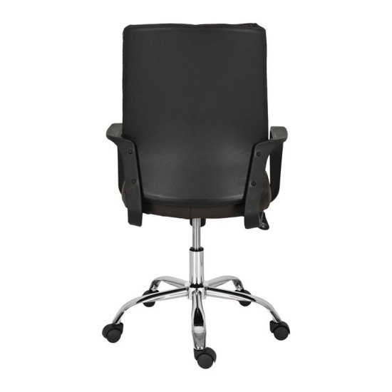 ΚΑΡΕΚΛΑ ΓΡΑΦΕΙΟΥ  ΚΑΦΕ ΤΕΧΝΟΔΕΡΜΑ 59x61x95/105εκ