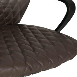 ΚΑΡΕΚΛΑ ΓΡΑΦΕΙΟΥ  ΚΑΦΕ ΤΕΧΝΟΔΕΡΜΑ 59x61x95/105εκ