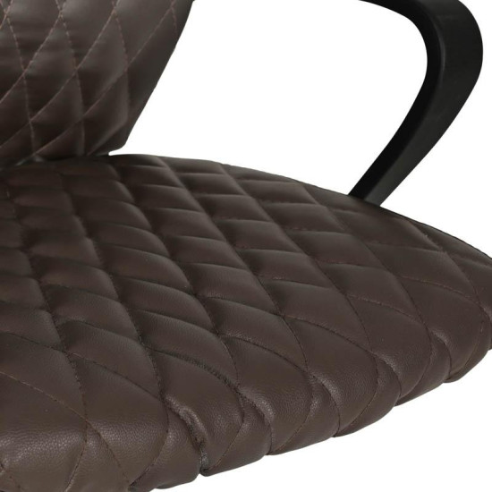 ΚΑΡΕΚΛΑ ΓΡΑΦΕΙΟΥ  ΚΑΦΕ ΤΕΧΝΟΔΕΡΜΑ 59x61x95/105εκ