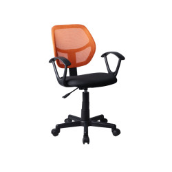 ΚΑΡΕΚΛΑ ΓΡΑΦΕΙΟΥ  ΜΕ ΜΠΡΑΤΣΑ 5156Ρ ΜΑΥΡΗ/ΠΟΡΤΟΚΑΛΙ 51x52x80/92εκ ΚΑΡΕΚΛΑ ΓΡΑΦΕΙΟΥ  ΜΕ ΜΠΡΑΤΣΑ 5156Ρ ΜΑΥΡΗ/ΠΟΡΤΟΚΑΛΙ 51x52x80/92εκ