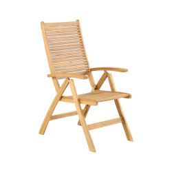 ΚΑΡΕΚΛΑ ΚΗΠΟΥ ΑΝΑΔΙΠΛΟΥΜΕΝΗ 5 ΘΕΣΕΩΝ ΞΥΛΟ ΑΚΑΚΙΑΣ   FL150 ΚΑΡΥΔΙ ΣΚΕΛΕΤΟΣ 59x75x110εκ