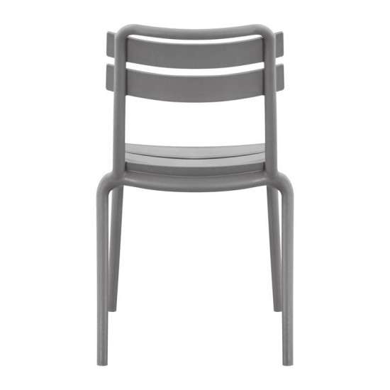 ΚΑΡΕΚΛΑ ΚΗΠΟΥ ΑΠΟ ΠΟΛΥΠΡΟΠΥΛΕΝΙΟ ΧΩΡΙΣ ΜΠΡΑΤΣΑ  "Olivia" ΜΕ UV ΠΡΟΣΤΑΣΙΑ ΣΚΟΥΡΟ ΓΚΡΙ ΧΡΩΜΑ 43x58x81εκ