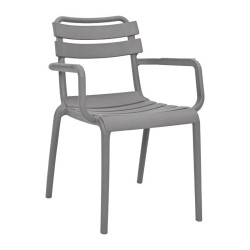 ΚΑΡΕΚΛΑ ΚΗΠΟΥ ΑΠΟ ΠΟΛΥΠΡΟΠΥΛΕΝΙΟ  "Olivia" ΜΕ UV ΠΡΟΣΤΑΣΙΑ ΣΚΟΥΡΟ ΓΚΡΙ ΧΡΩΜΑ 43x58x81εκ