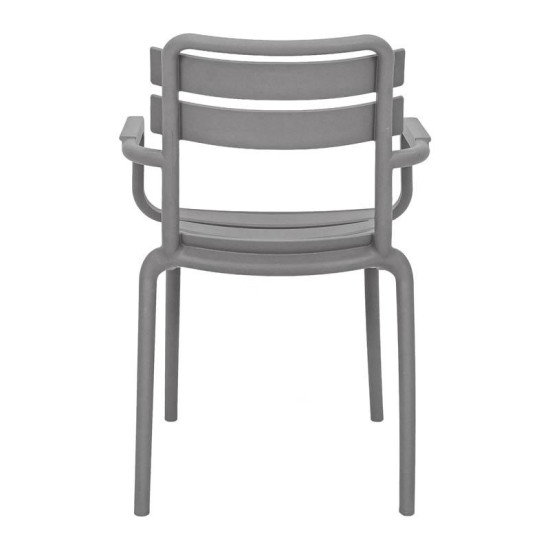 ΚΑΡΕΚΛΑ ΚΗΠΟΥ ΑΠΟ ΠΟΛΥΠΡΟΠΥΛΕΝΙΟ  "Olivia" ΜΕ UV ΠΡΟΣΤΑΣΙΑ ΣΚΟΥΡΟ ΓΚΡΙ ΧΡΩΜΑ 43x58x81εκ