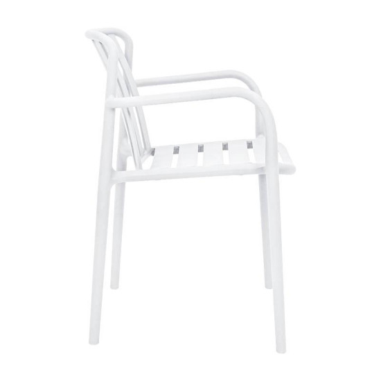 ΚΑΡΕΚΛΑ ΚΗΠΟΥ ΑΠΟ ΠΟΛΥΠΡΟΠΥΛΕΝΙΟ  "Sophia" ΜΕ UV ΠΡΟΣΤΑΣΙΑ ΛΕΥΚΟ ΧΡΩΜΑ 57x58x82εκ