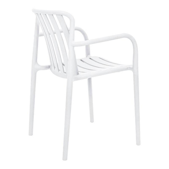 ΚΑΡΕΚΛΑ ΚΗΠΟΥ ΑΠΟ ΠΟΛΥΠΡΟΠΥΛΕΝΙΟ  "Sophia" ΜΕ UV ΠΡΟΣΤΑΣΙΑ ΛΕΥΚΟ ΧΡΩΜΑ 57x58x82εκ