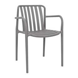 ΚΑΡΕΚΛΑ ΚΗΠΟΥ ΑΠΟ ΠΟΛΥΠΡΟΠΥΛΕΝΙΟ  "Sophia" ΜΕ UV ΠΡΟΣΤΑΣΙΑ ΣΚΟΥΡΟ ΓΚΡΙ ΧΡΩΜΑ 57x58x82εκ