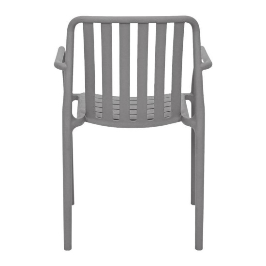 ΚΑΡΕΚΛΑ ΚΗΠΟΥ ΑΠΟ ΠΟΛΥΠΡΟΠΥΛΕΝΙΟ  "Sophia" ΜΕ UV ΠΡΟΣΤΑΣΙΑ ΣΚΟΥΡΟ ΓΚΡΙ ΧΡΩΜΑ 57x58x82εκ