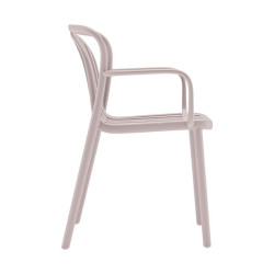 ΚΑΡΕΚΛΑ ΚΗΠΟΥ  "Amara" ΑΠΟ ΠΟΛΥΠΡΟΠΥΛΕΝΙΟ (PP) CAPPUCCINO ΧΡΩΜΑ 56x57x82εκ