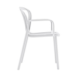 ΚΑΡΕΚΛΑ ΚΗΠΟΥ  "Amara" ΑΠΟ ΠΟΛΥΠΡΟΠΥΛΕΝΙΟ (PP) ΛΕΥΚΟ ΧΡΩΜΑ 56x57x82εκ