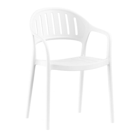 ΚΑΡΕΚΛΑ ΚΗΠΟΥ  "Calmara" ΑΠΟ ΠΟΛΥΠΡΟΠΥΛΕΝΙΟ (PP) ΛΕΥΚΟ ΧΡΩΜΑ 57x52x81εκ