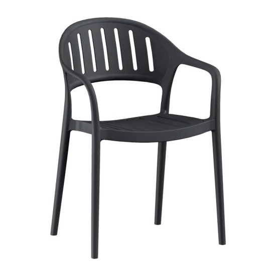 ΚΑΡΕΚΛΑ ΚΗΠΟΥ  "Calmara" ΑΠΟ ΠΟΛΥΠΡΟΠΥΛΕΝΙΟ (PP) ΜΑΥΡΟ ΧΡΩΜΑ 57x52x81εκ