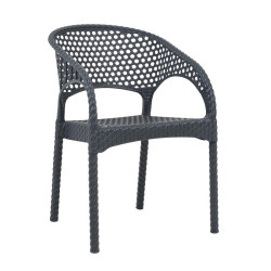 ΚΑΡΕΚΛΑ ΚΗΠΟΥ  Daria ΑΝΘΡΑΚΙ ΧΡΩΜΑ 54x46x82εκ